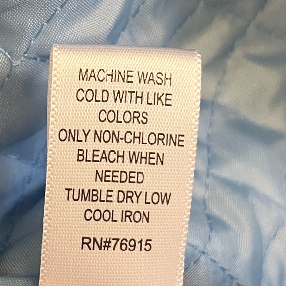 Appleseed's Light Blue Quilted Puffer Jacket - Picture 7 of 10